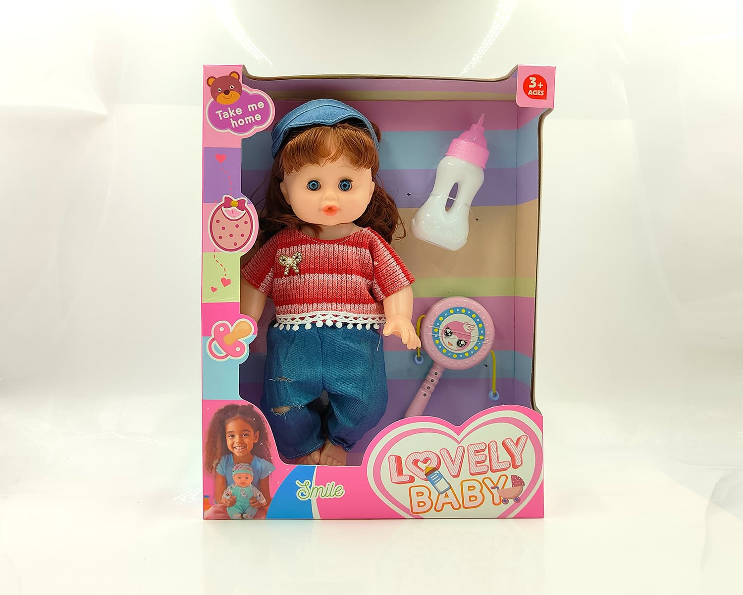 14-inch Vinyl Newborn Girl Doll Realistic Baby Doll