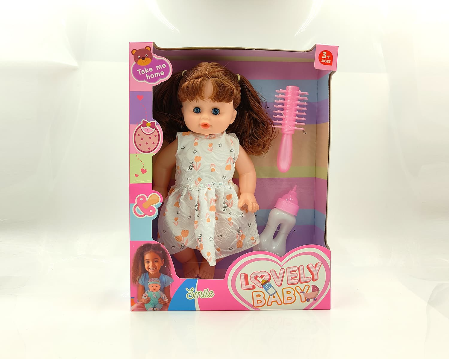 14-inch Vinyl Newborn Girl Doll Realistic Baby Doll