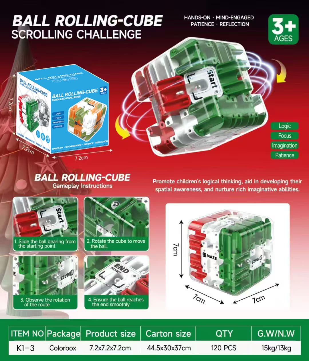 3D Ball Rubik's Cube