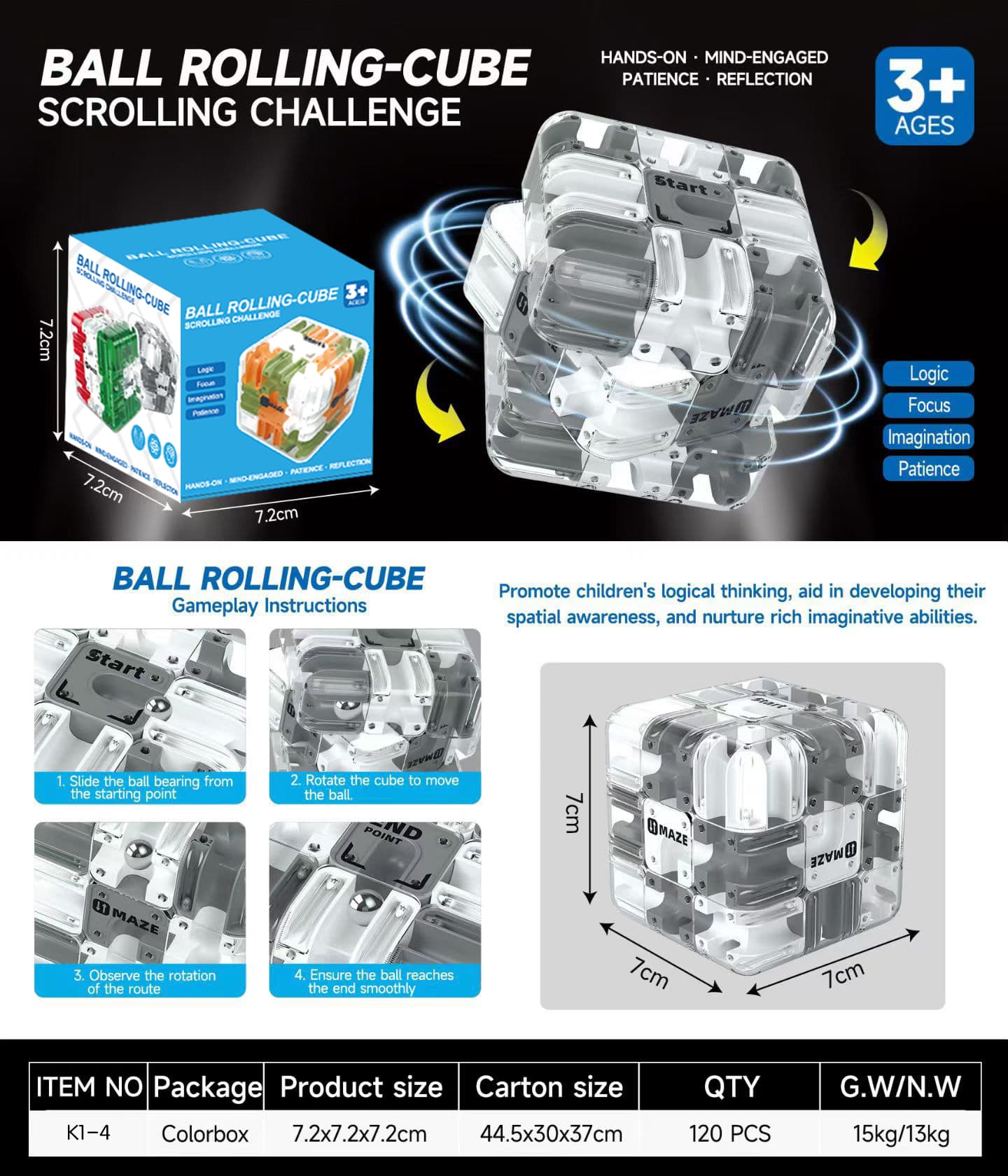 3D Ball Rubik's Cube