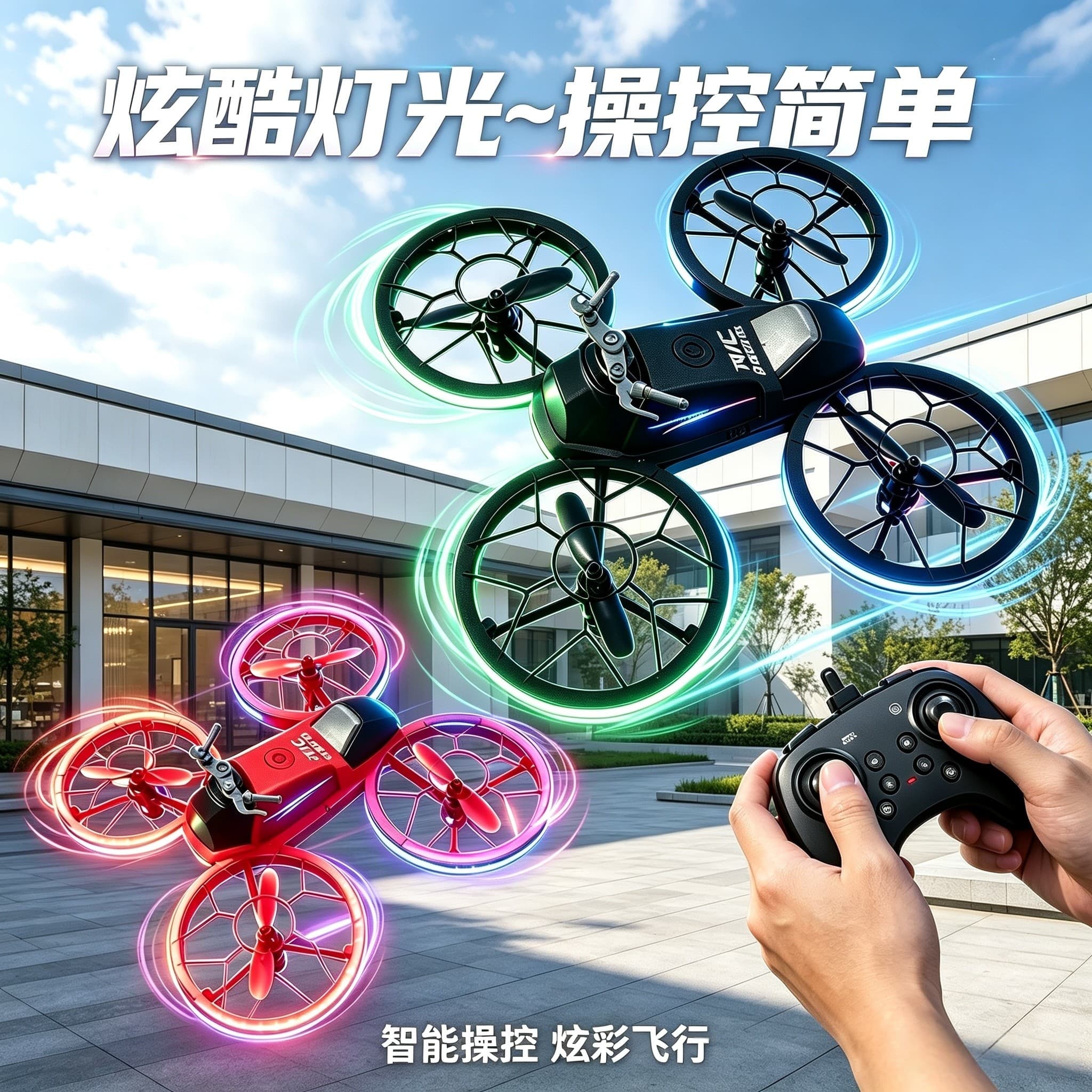 Cross-Border New Model Motorcycle Quadcopter