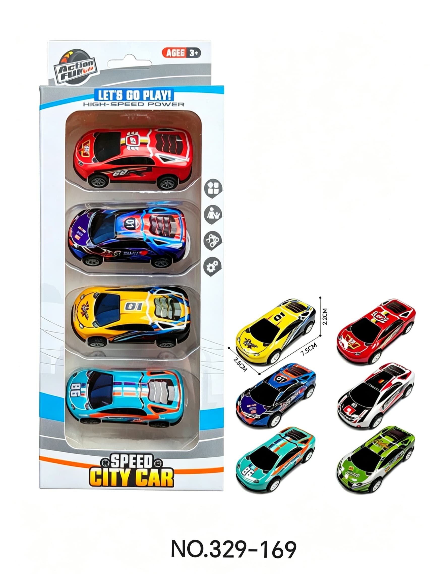Pull-Back Light Alloy Tin Car 7.5CM (Simulated Car, Model, Car Model)