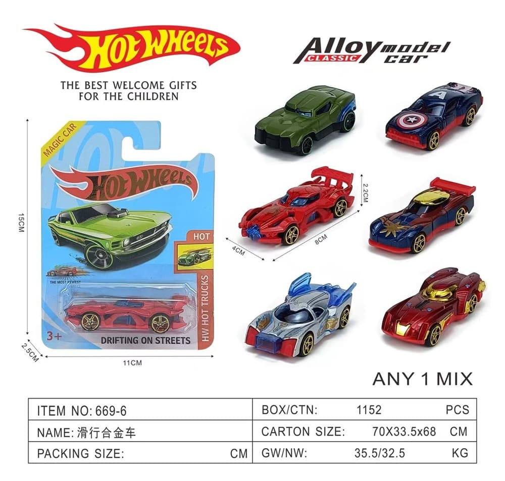 1:64 Scale Die-cast Alloy Car