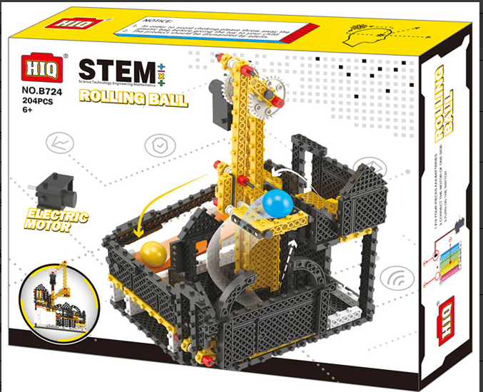 High-Low Loop Pass 204-Piece Educational Building Blocks
