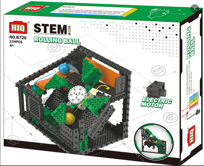 134-Piece Windmill Rotating Loop Pass Science Educational Building Blocks