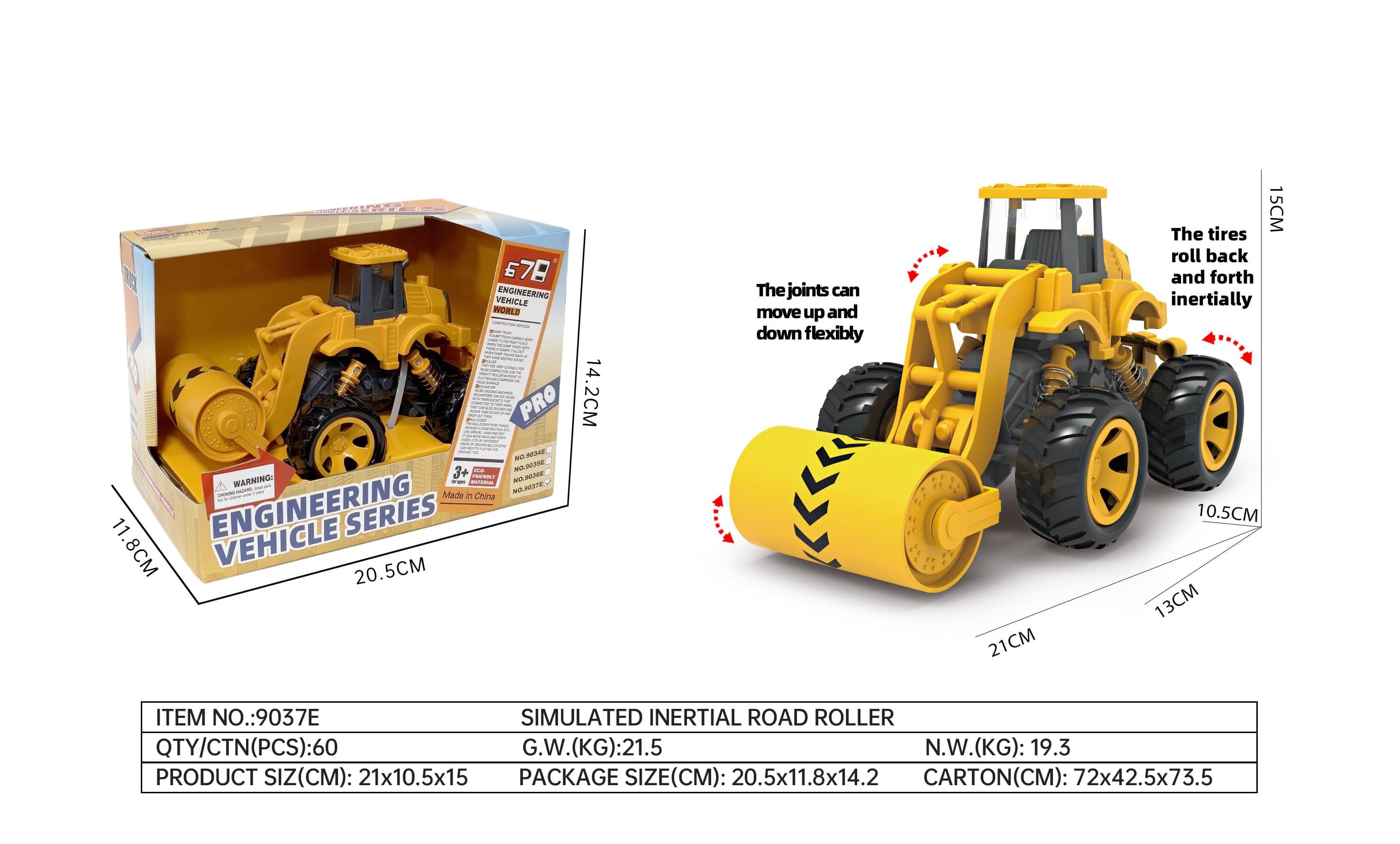 Inertial Engineering Road Roller