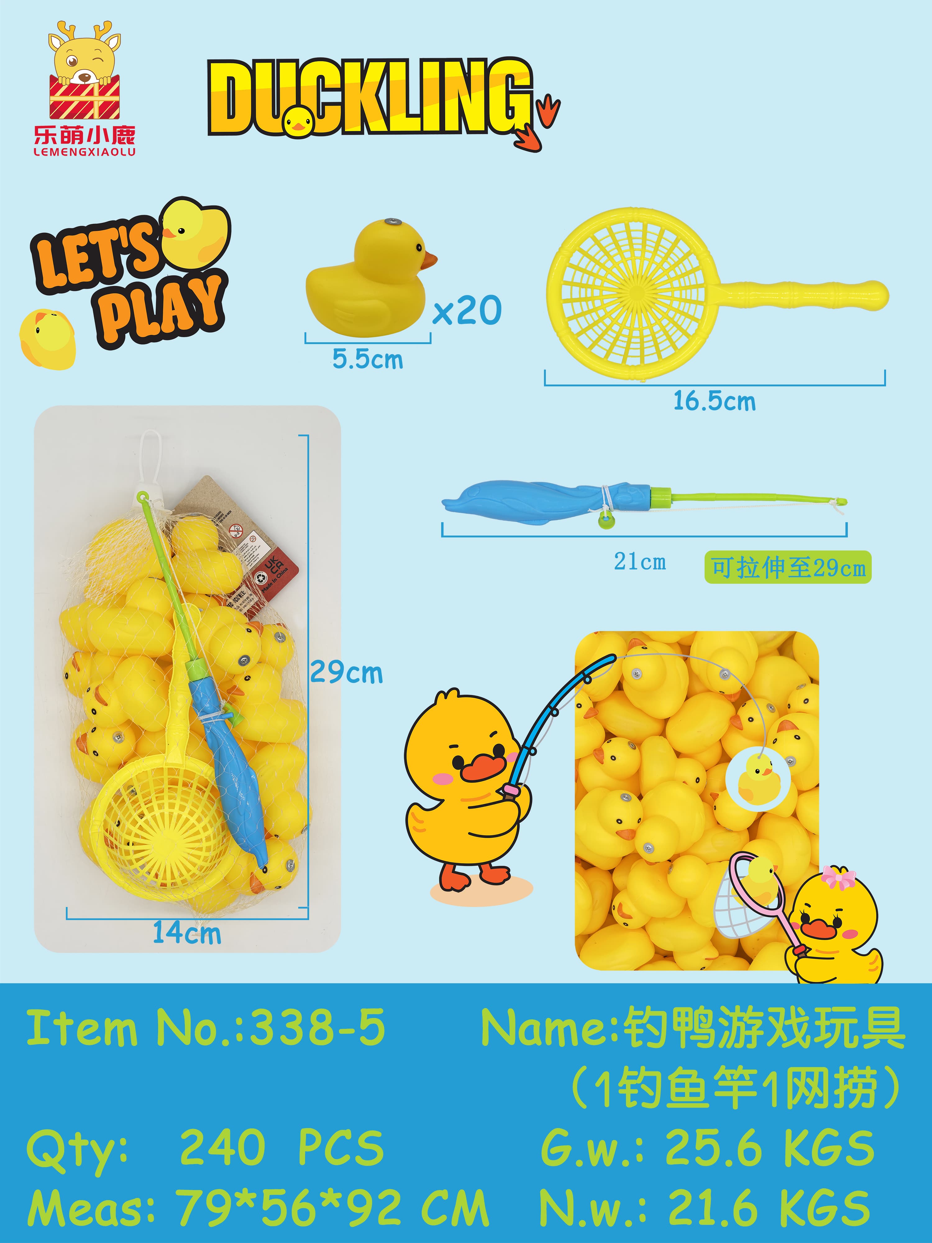 Duck Fishing Game - 20 Ducks