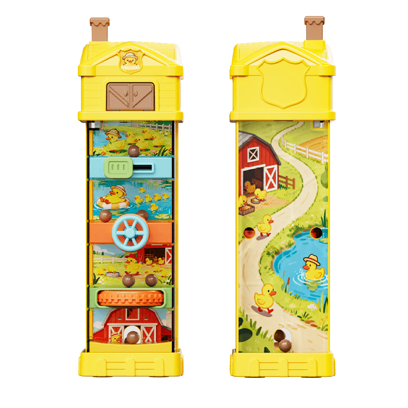 Farm Yellow Duck Adventure Tower Multi-functional Maze Puzzle Toy