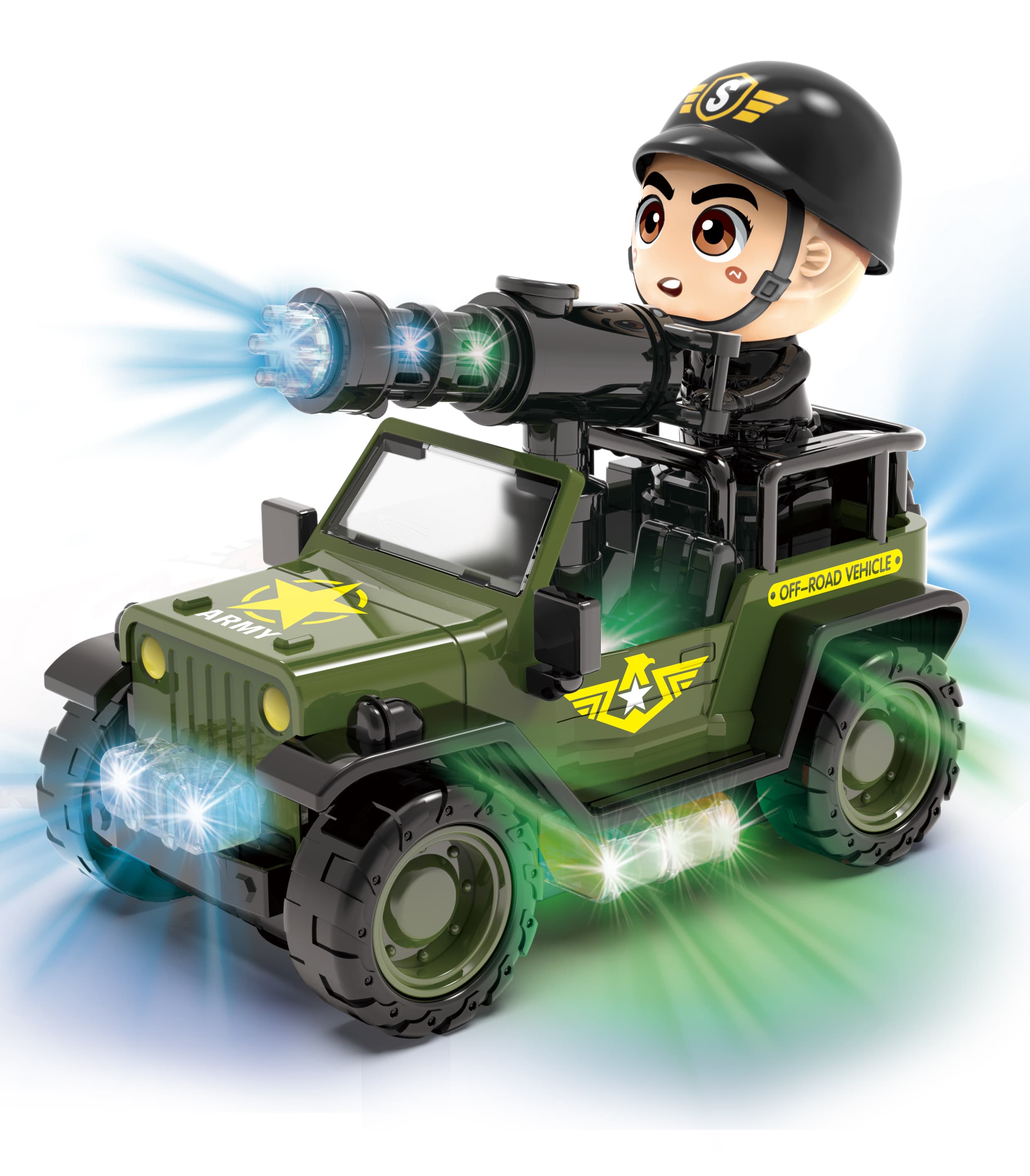 Electric Omnidirectional Jeep Soldier