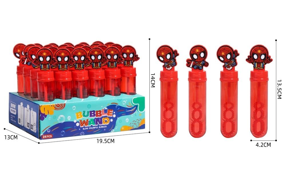 Spider-Man Bubble Wand (1 Color, 4 Styles)