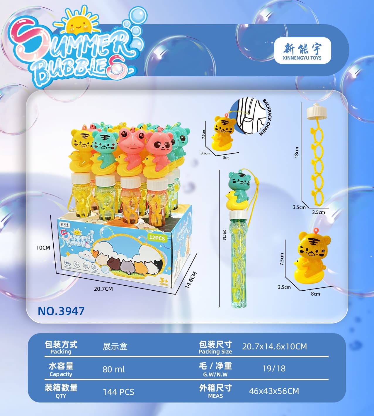 Five Dolls with String Bubble Column