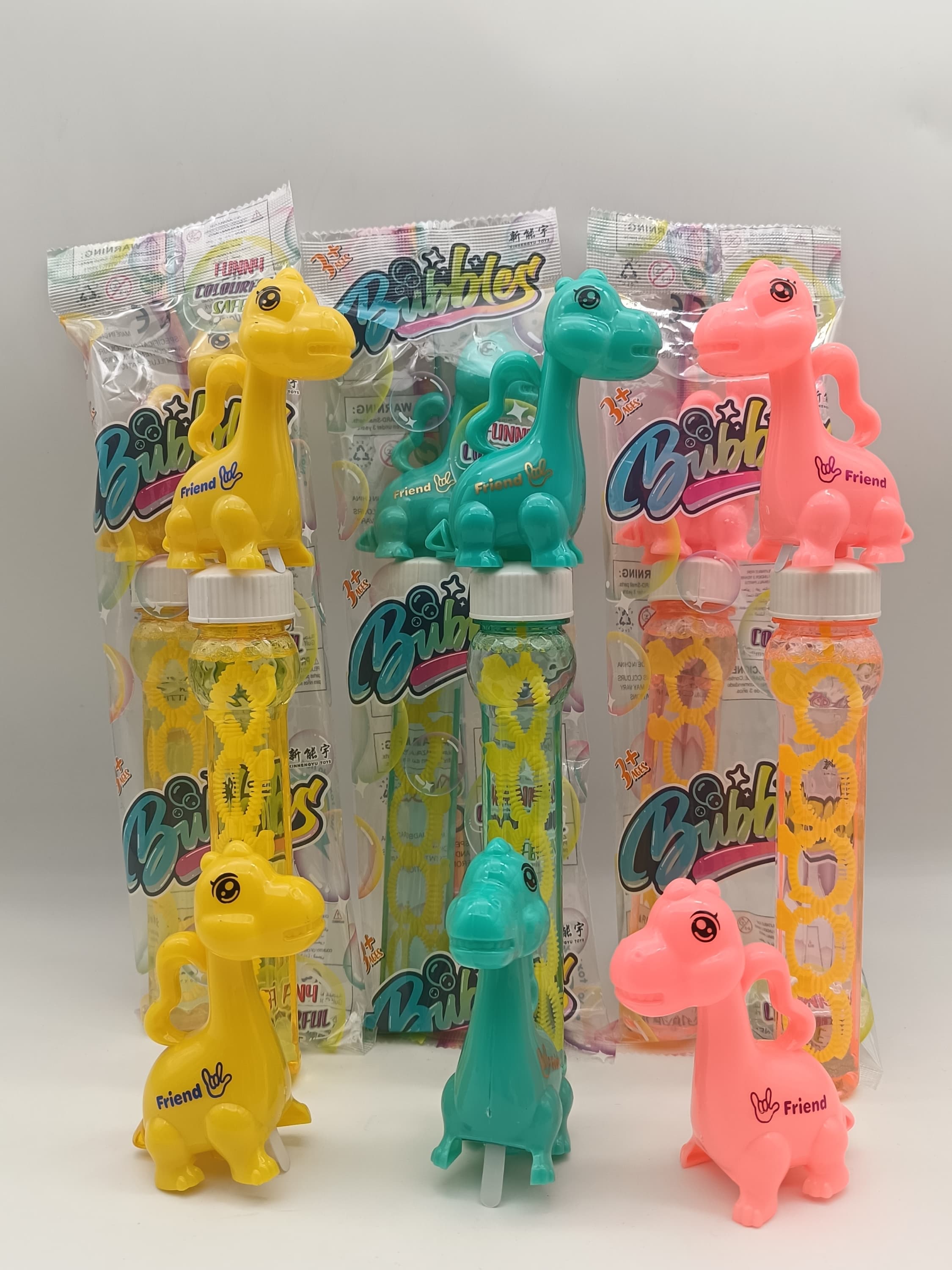 Five-Hole Dinosaur Bubble Stick