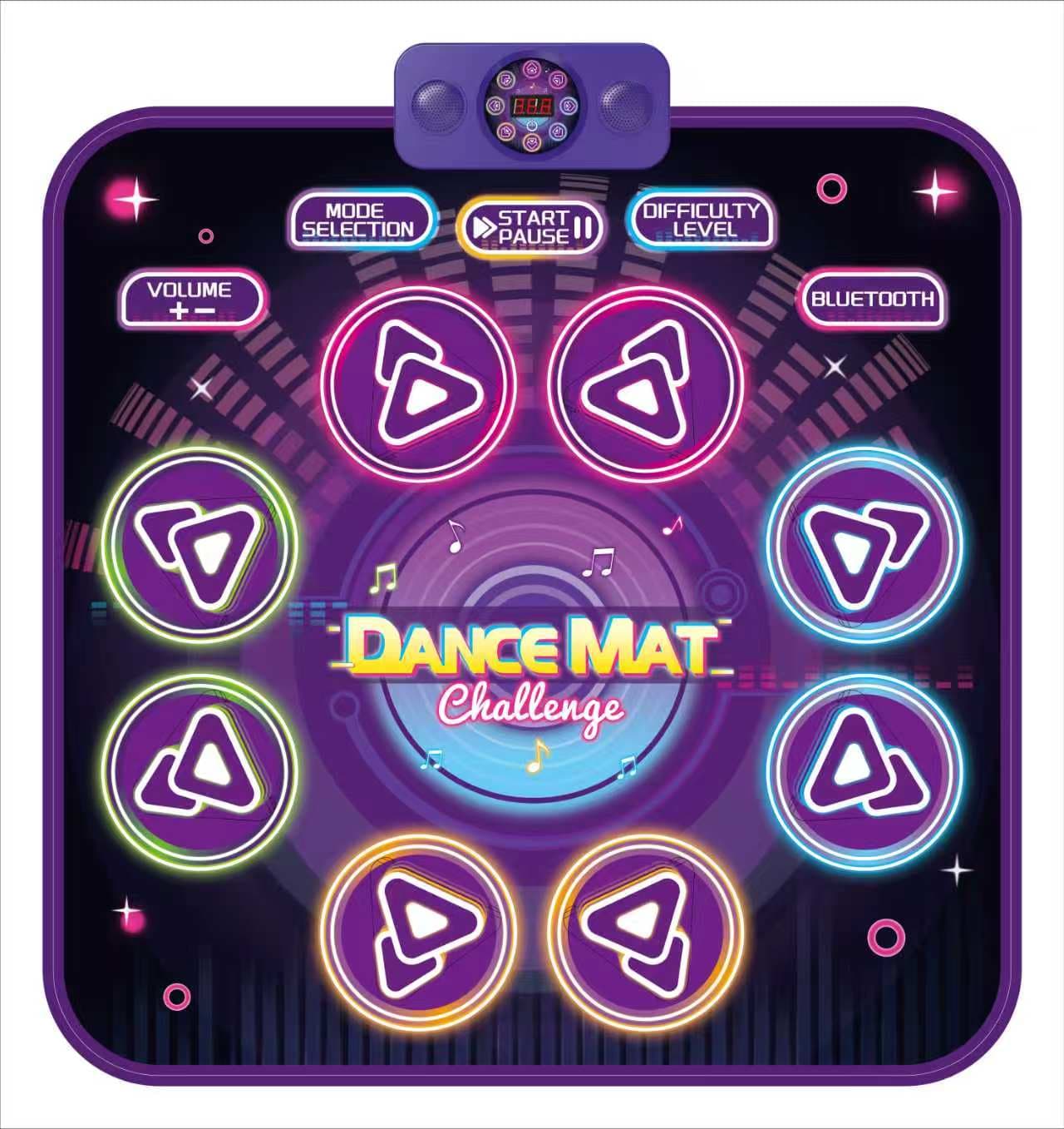 Glow + Bluetooth Dance Mat (8 Game LEDs)