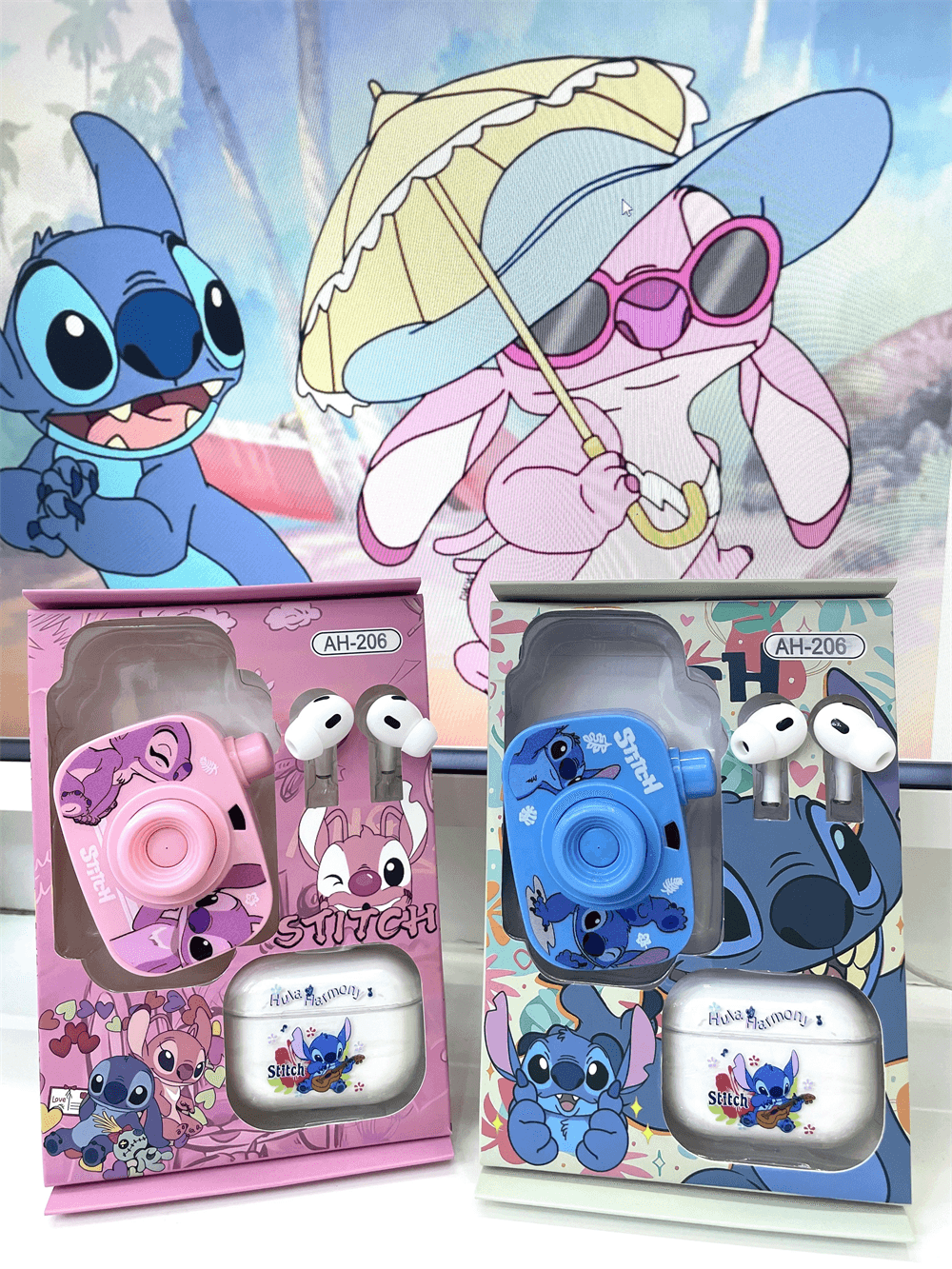 Stitch TWS Bluetooth Headset Set