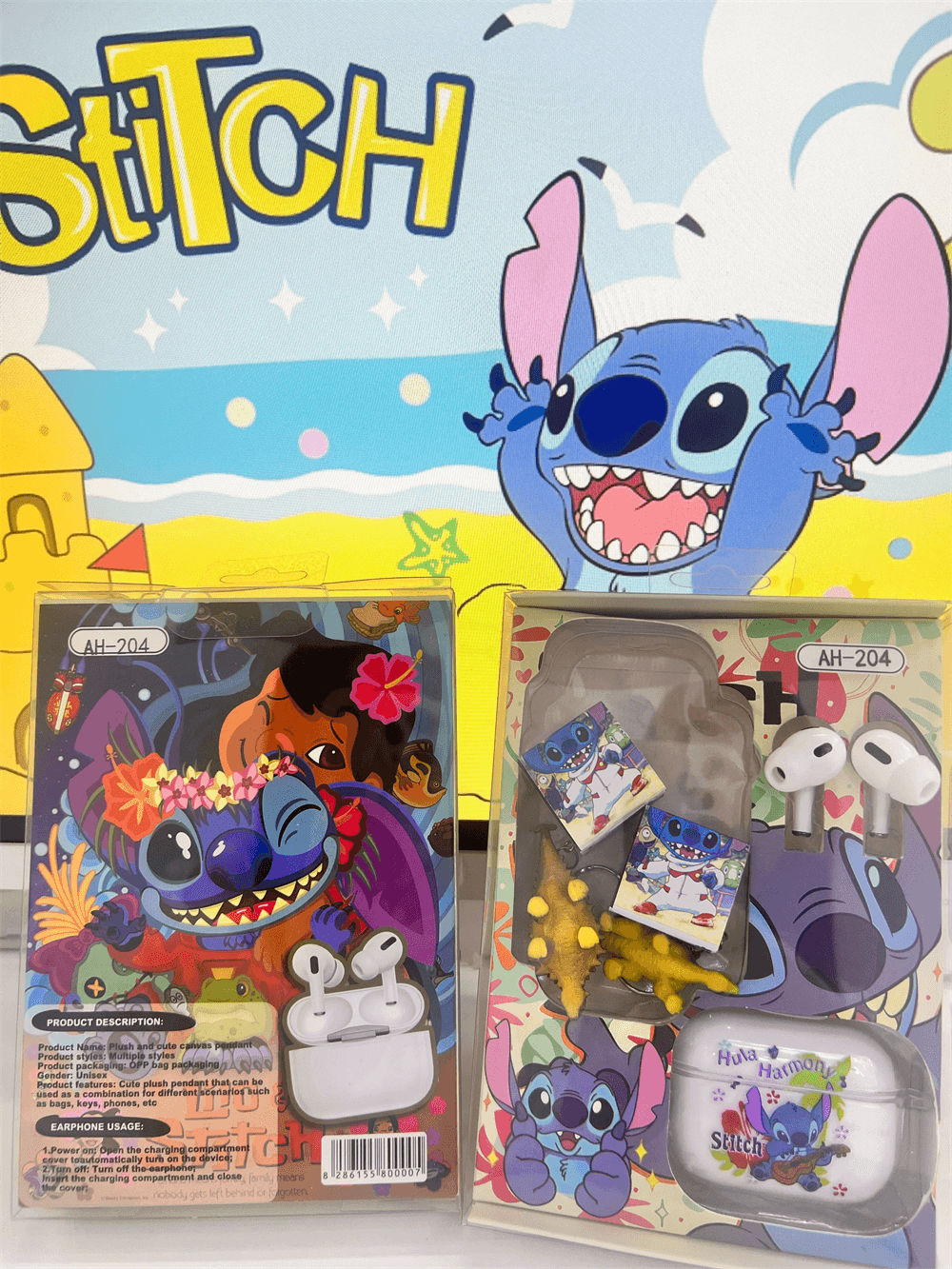 Stitch TWS Bluetooth Headset Set