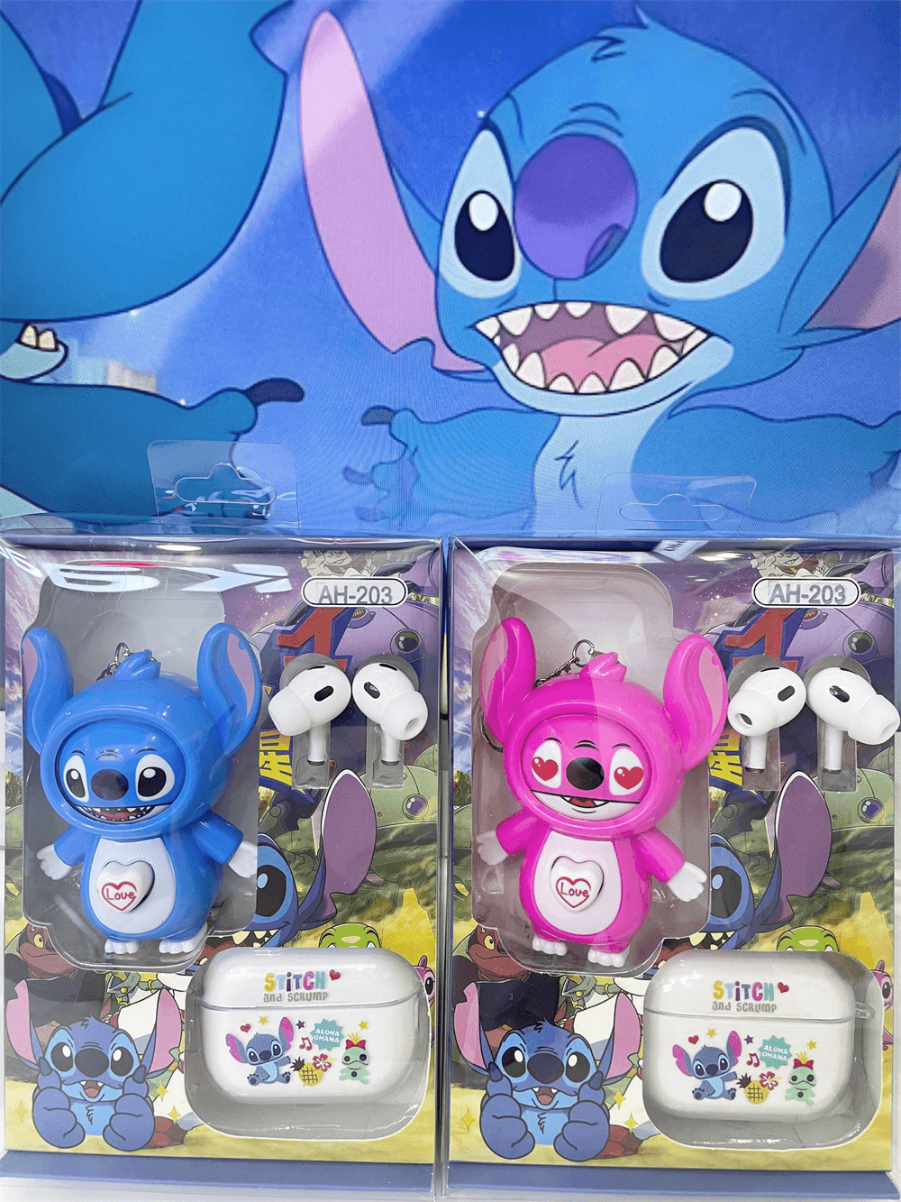 Stitch TWS Bluetooth Headset Set