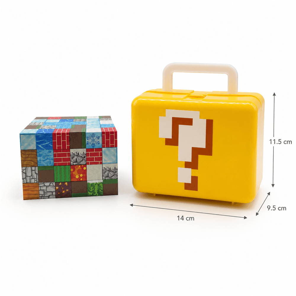 Minecraft Magnetic Block Building Bricks - 120 pcs in Carry Bucket