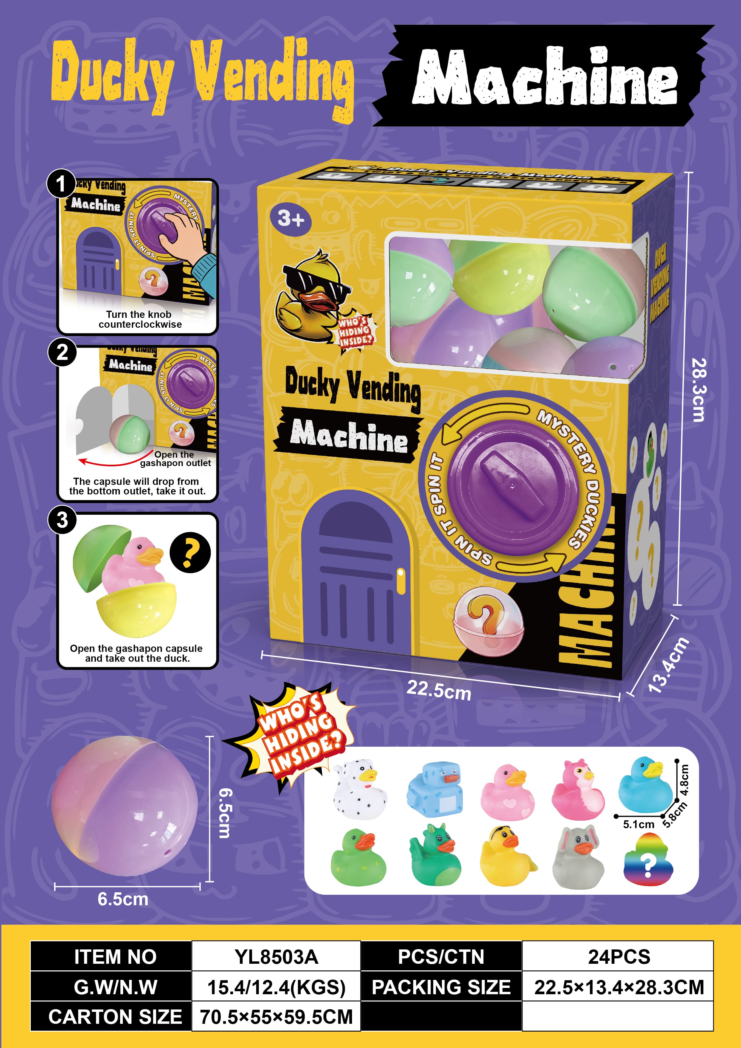 Duck Gachapon (9PCS)