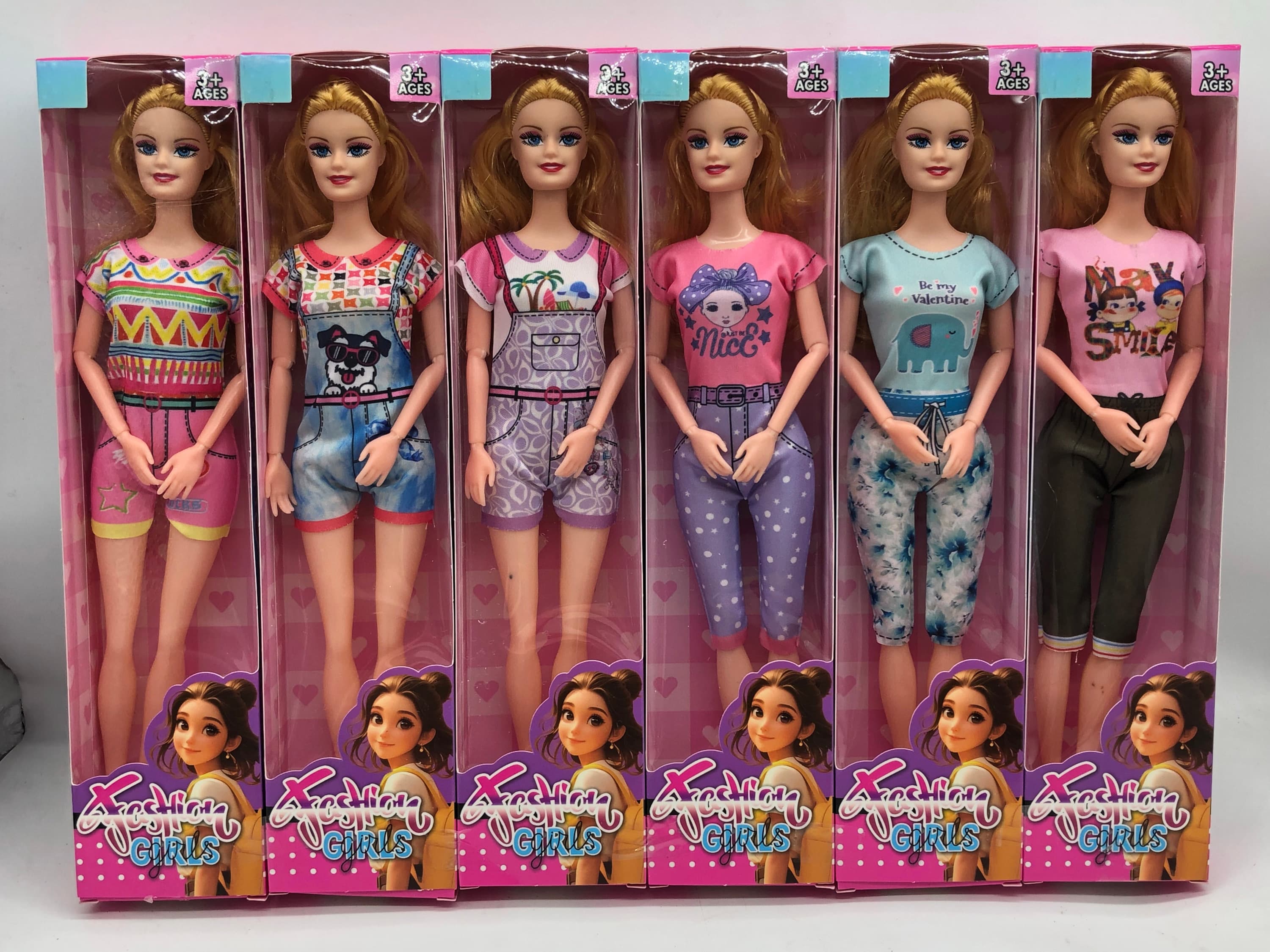 11-inch Nine-Jointed Solid Body Barbie Doll