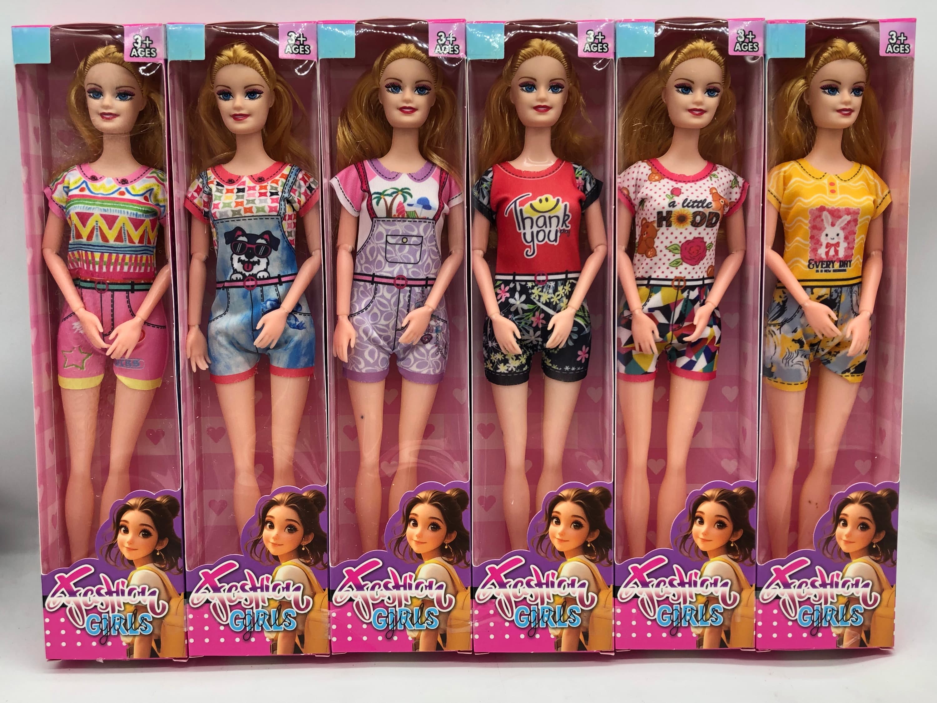 11-inch Nine-Jointed Solid Body Barbie Doll