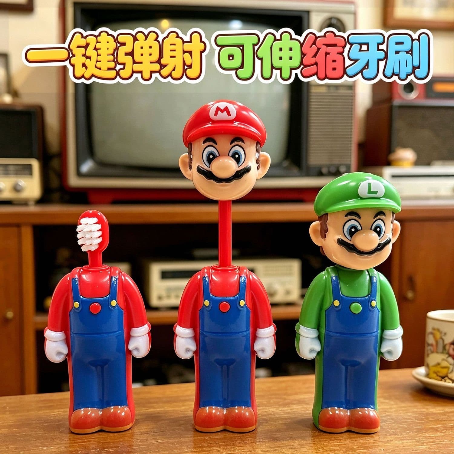 Mario Kids' Transforming Toothbrush
