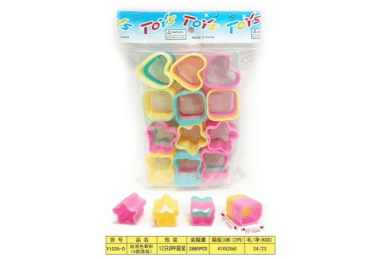 Taiwanese Colorful Shapes (Assorted Styles) 12-Pack Alien Rainbow Hoops Magic Rainbow Rings Multicolor Spring Coils Magic Elastic Rings Stress Relief Toys