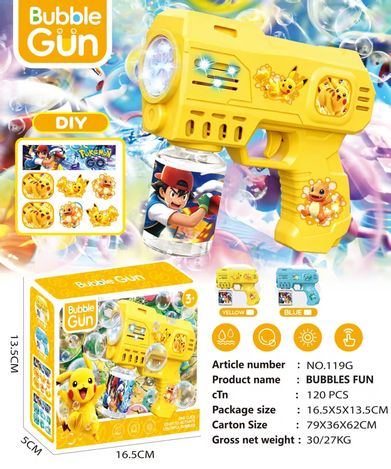 Pokémon Bubble Gun