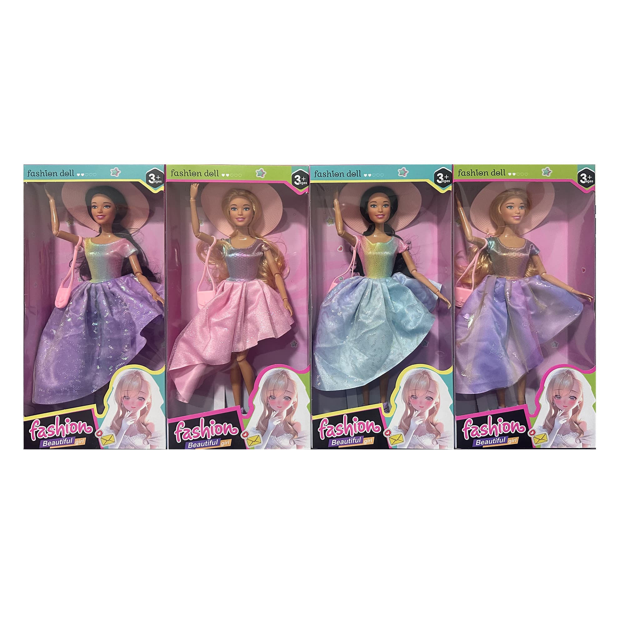 Fashion Gown Barbie Doll (4 Styles Assorted)