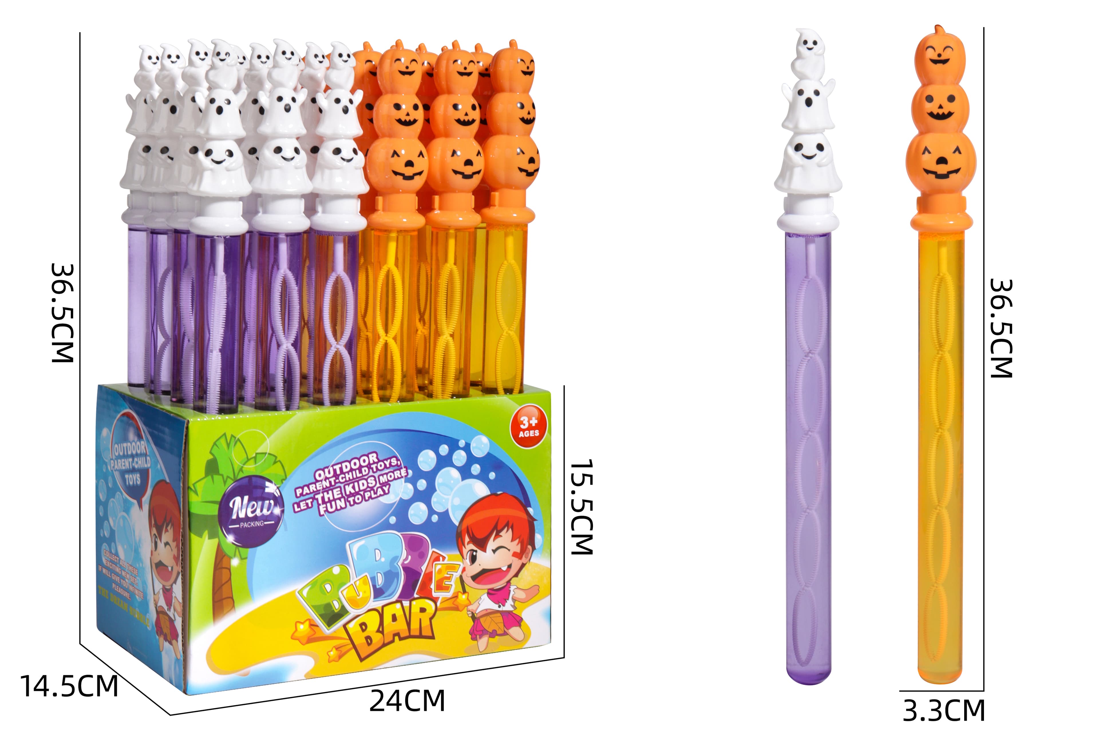 Halloween Bubble Wand (1 Color, 1 Style)
