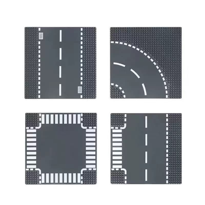 LEGO-Compatible Small Brick Road Baseplate (Price per Piece)