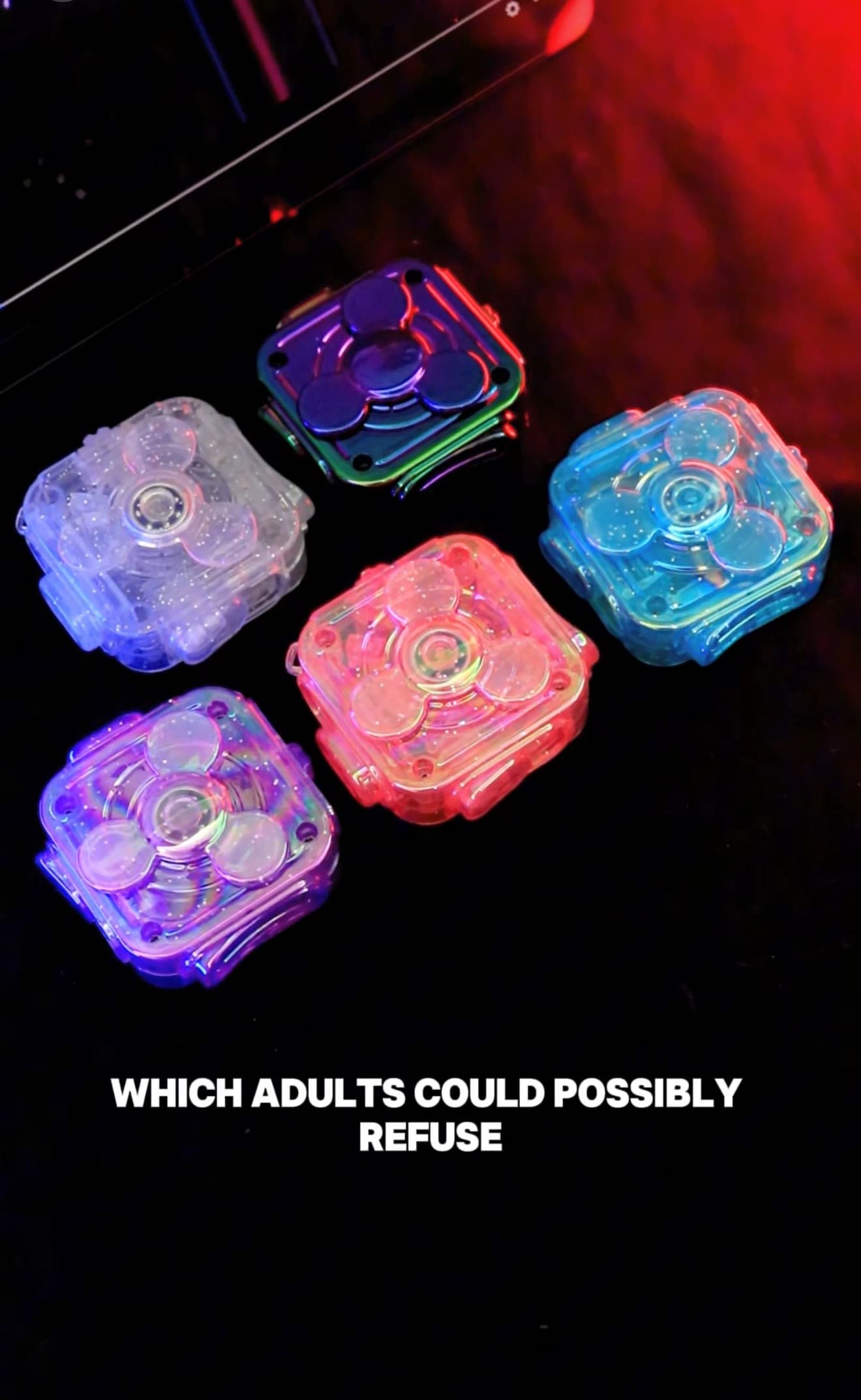 Cross-Border Stress Relief Master Multi-Function Glow Keychain