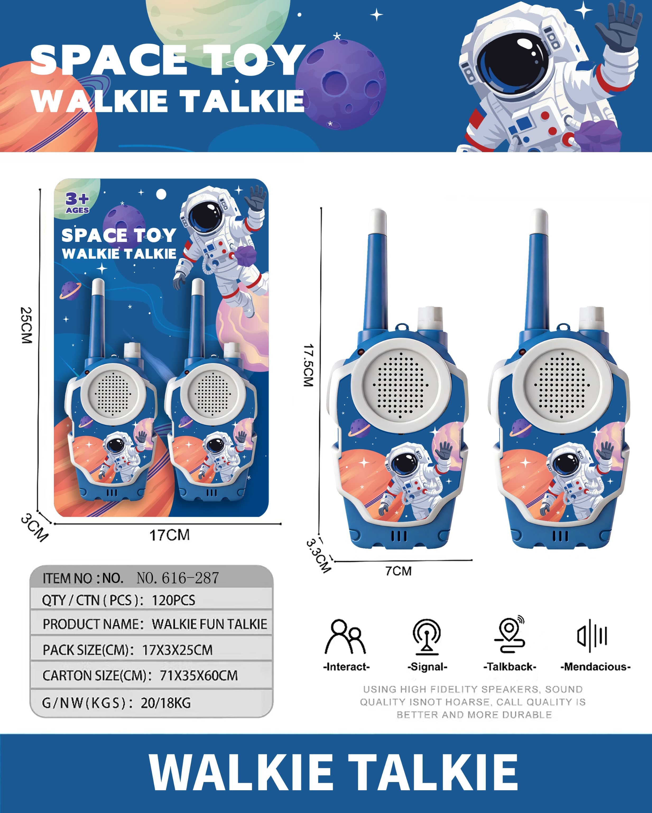 Spaceman Walkie-Talkie