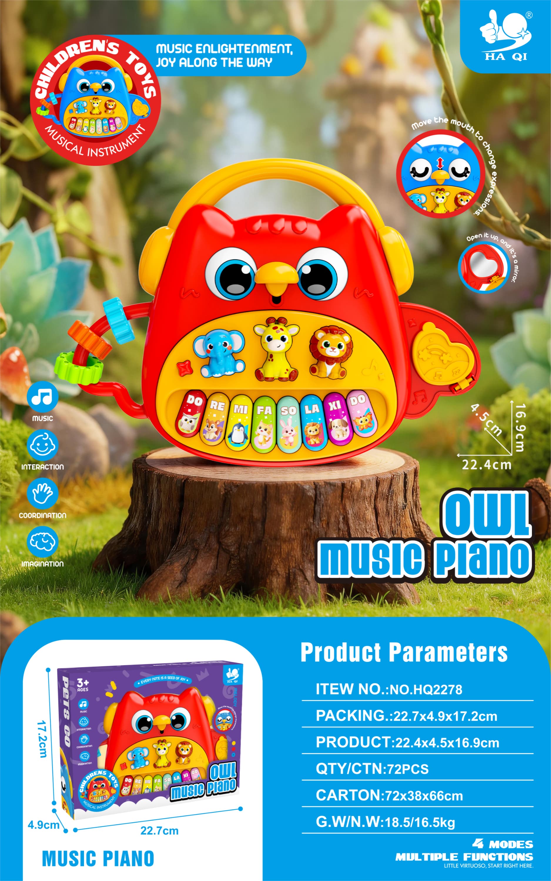 Owl Electronic Keyboard