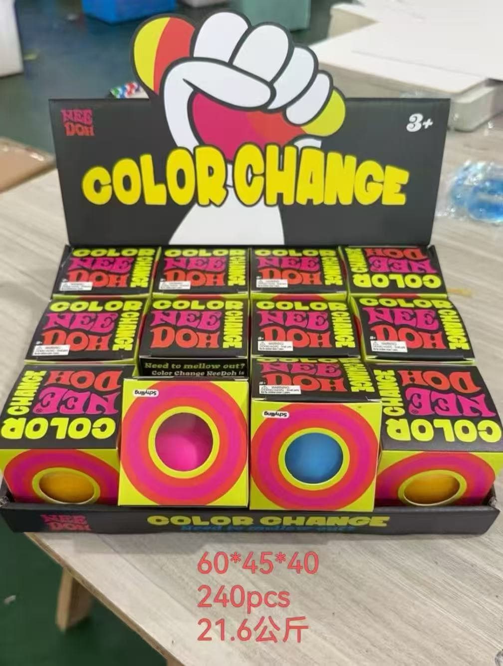 Cross-border Needoh Flour Ball Squeeze Toy Ice Cube Slow-Rebound Bun Jellyfish Stress Relief Toy