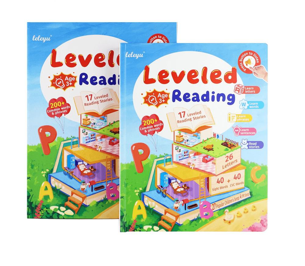 LWB462-Leveled Reading Audio Book (Large Size, Rechargeable Edition) 27-in-1 Audio Book (55 Pages) Rechargeable Version