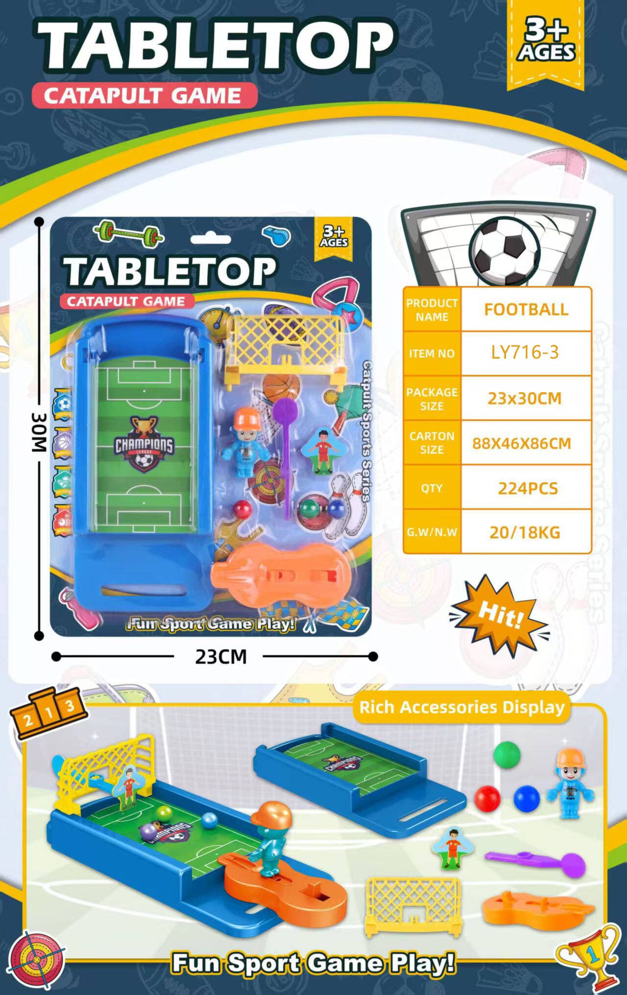 Soccer (Puzzle Novelty Fun Sports Tabletop Game)