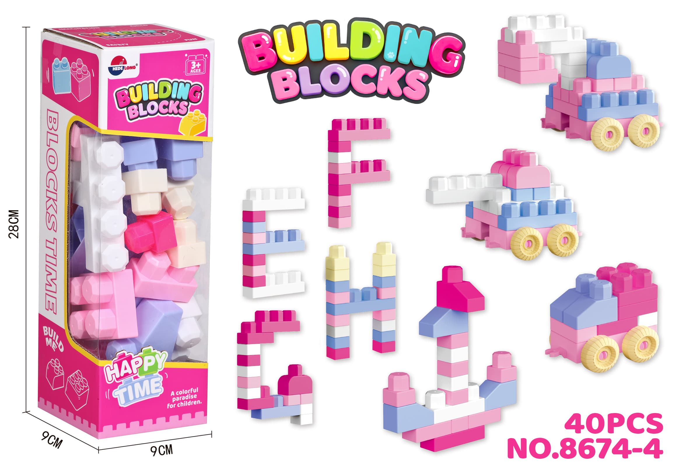 Educational DIY Building Blocks for Girls (40PCS)