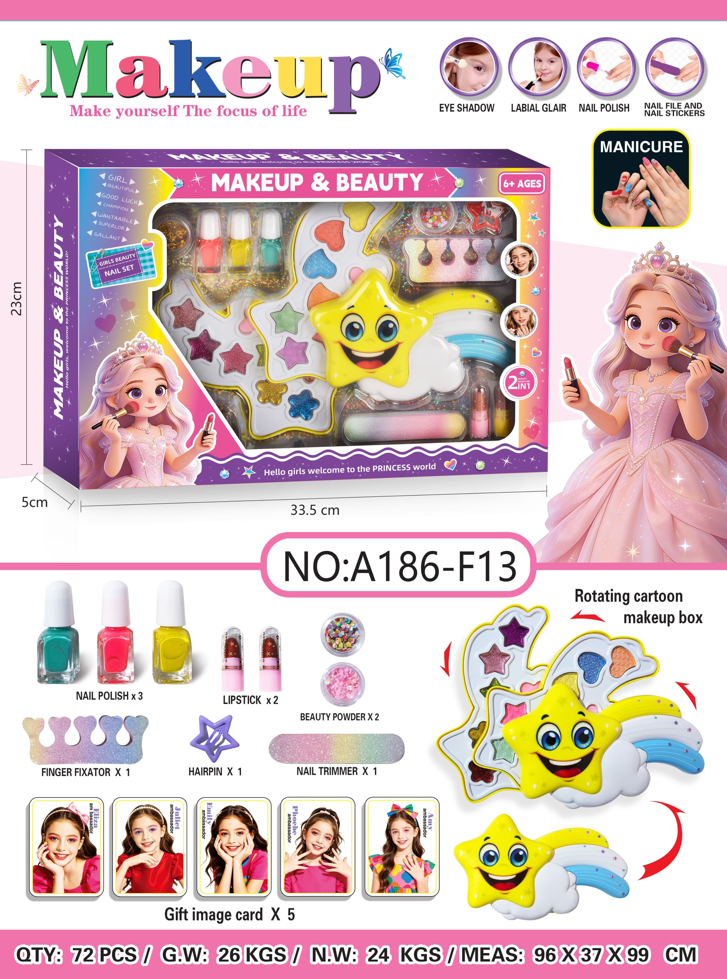 Lucky Star Princess Makeup