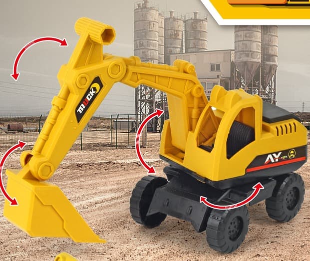 Sliding Engineering Truck Excavator OPP Bagged
