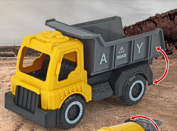 Sliding Engineering Dump Truck OPP Bagged