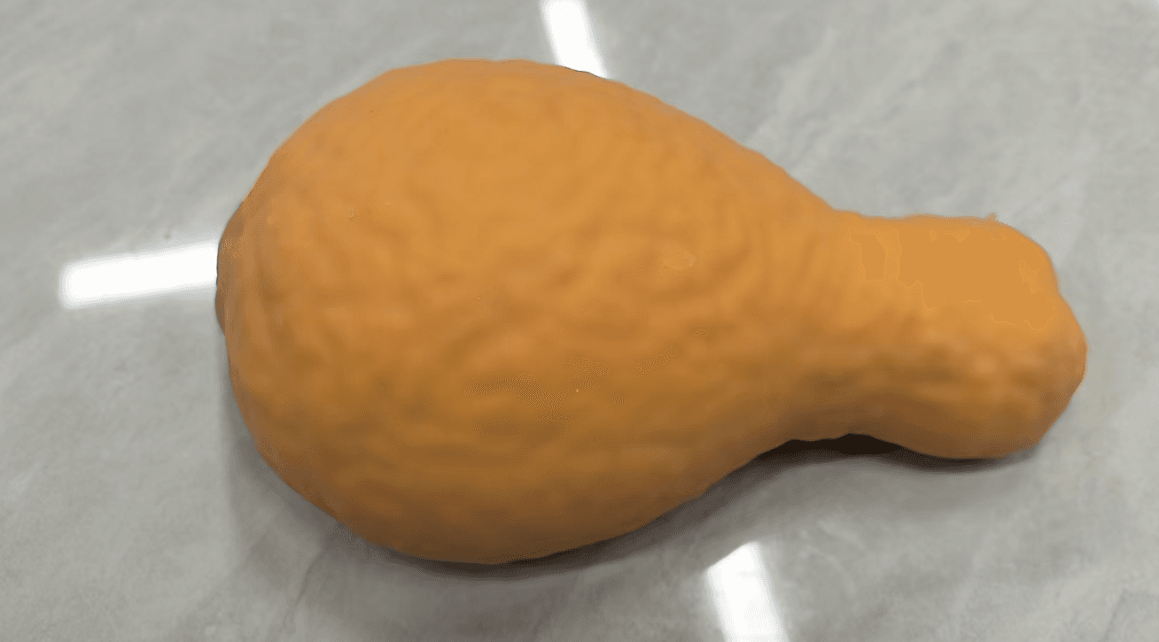 Simulated Chicken Leg Stress Reliever - Kneadable Flour-based Fun