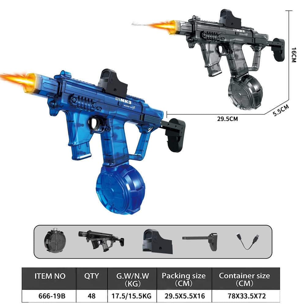 MK3 Electric Water Gun Flamethrower Small