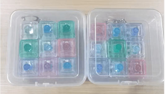 Integrated 9-Key Backlit Button