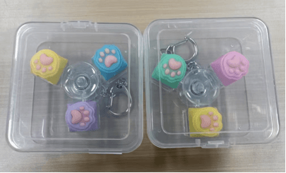 3-Button Cat Paw Spinner with Light