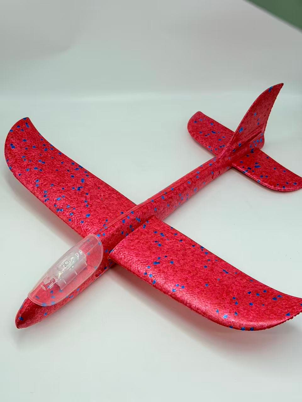 48cm Hand-Thrown Airplane with Multicolor Finger Light Switch