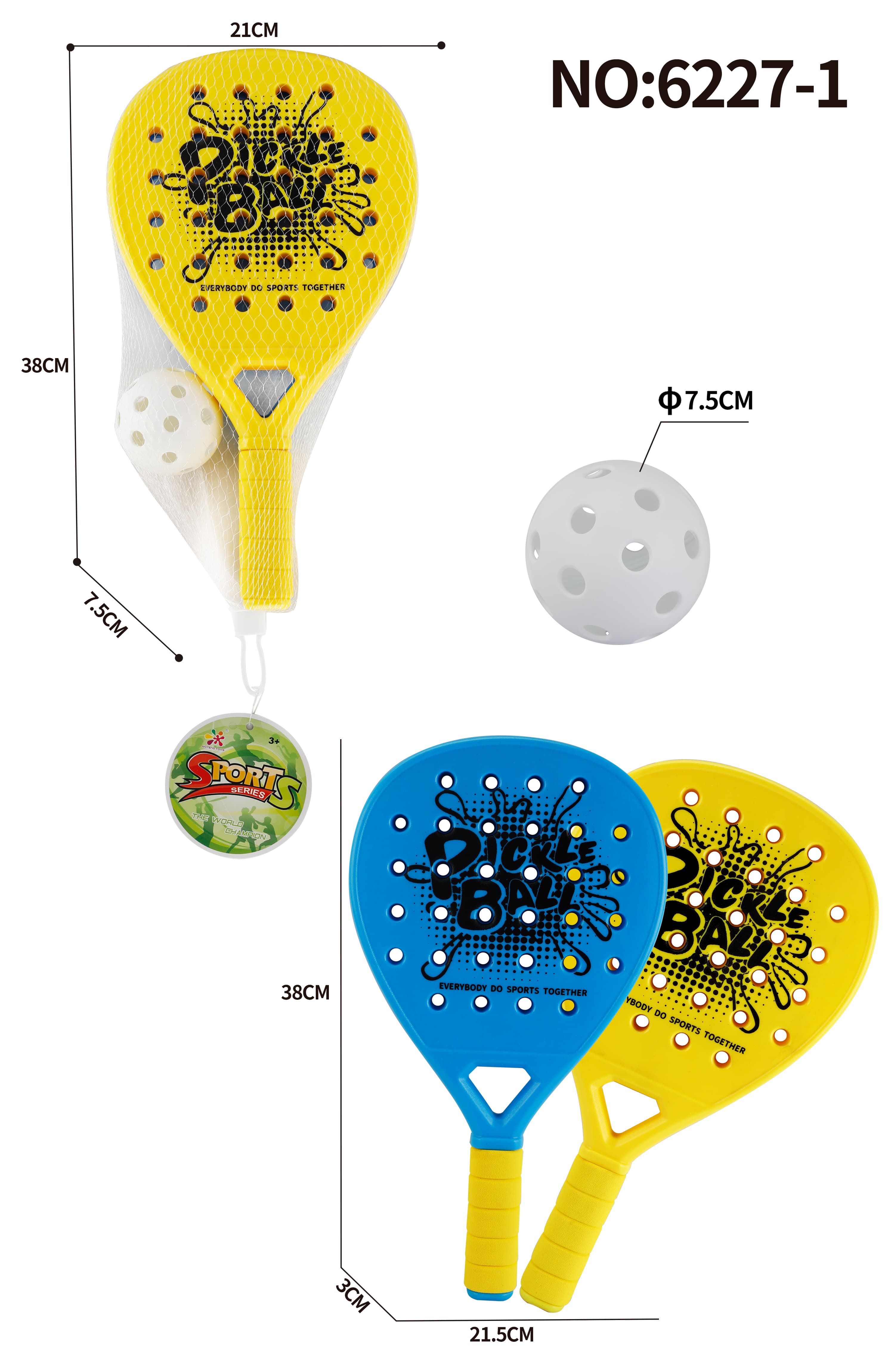 Pickleball Paddle Sports Toy