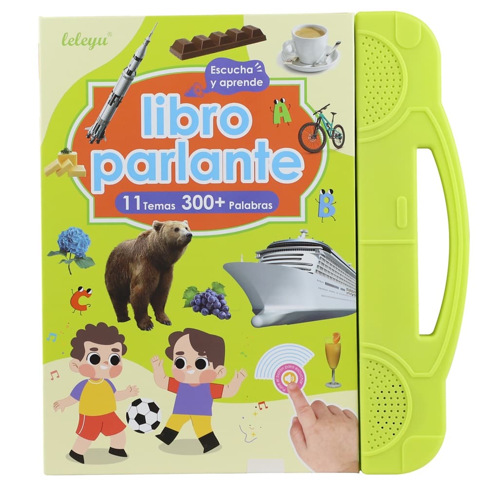 English Spanish Bilingual E-book Audiobook Sound Book Talking Book Learning Machine Early Education Machine Children's Educational Toy Book
