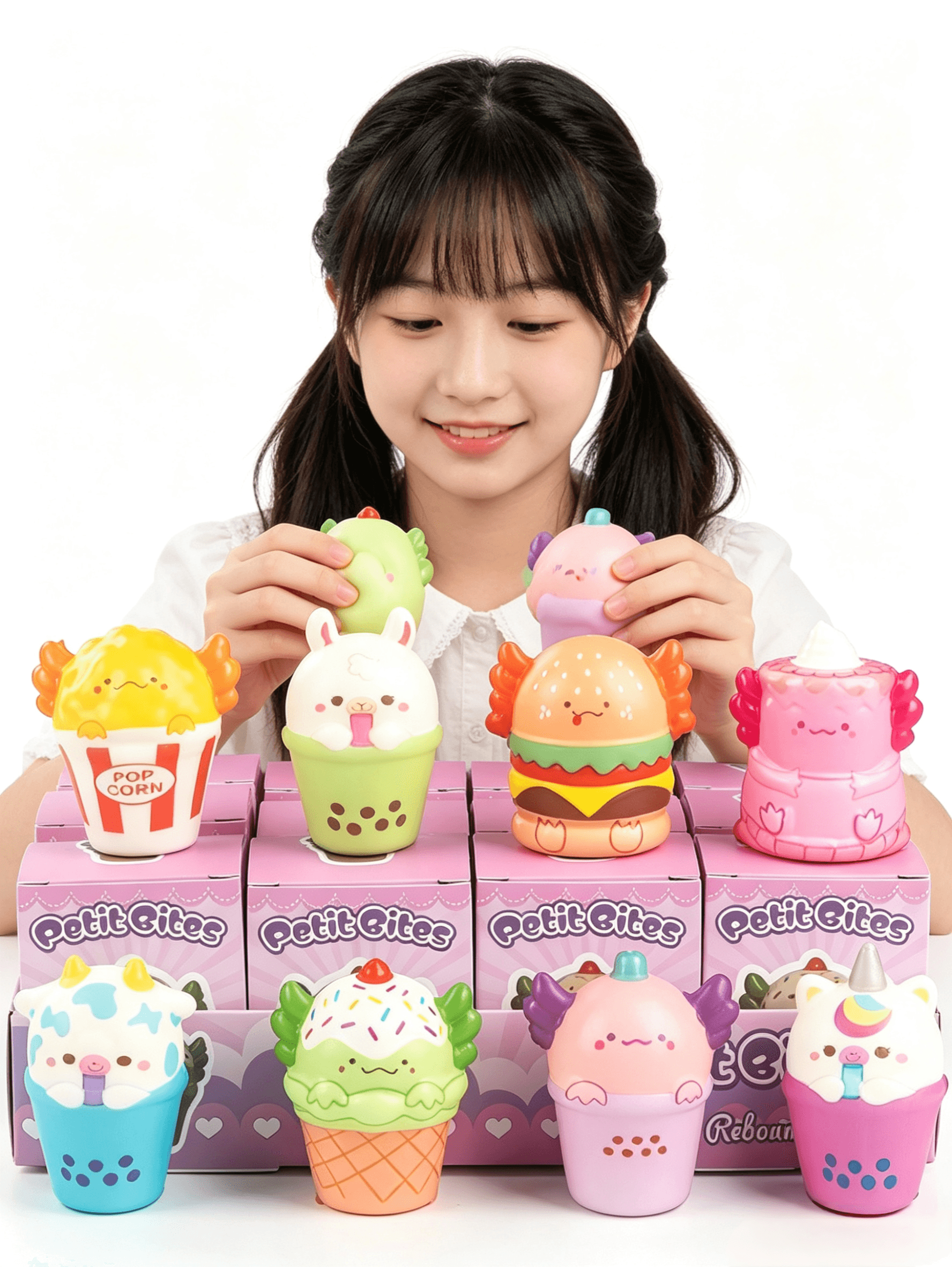 Debeya Stress Relief Slow-Rebound Squishy Blind Box Display Set of 12