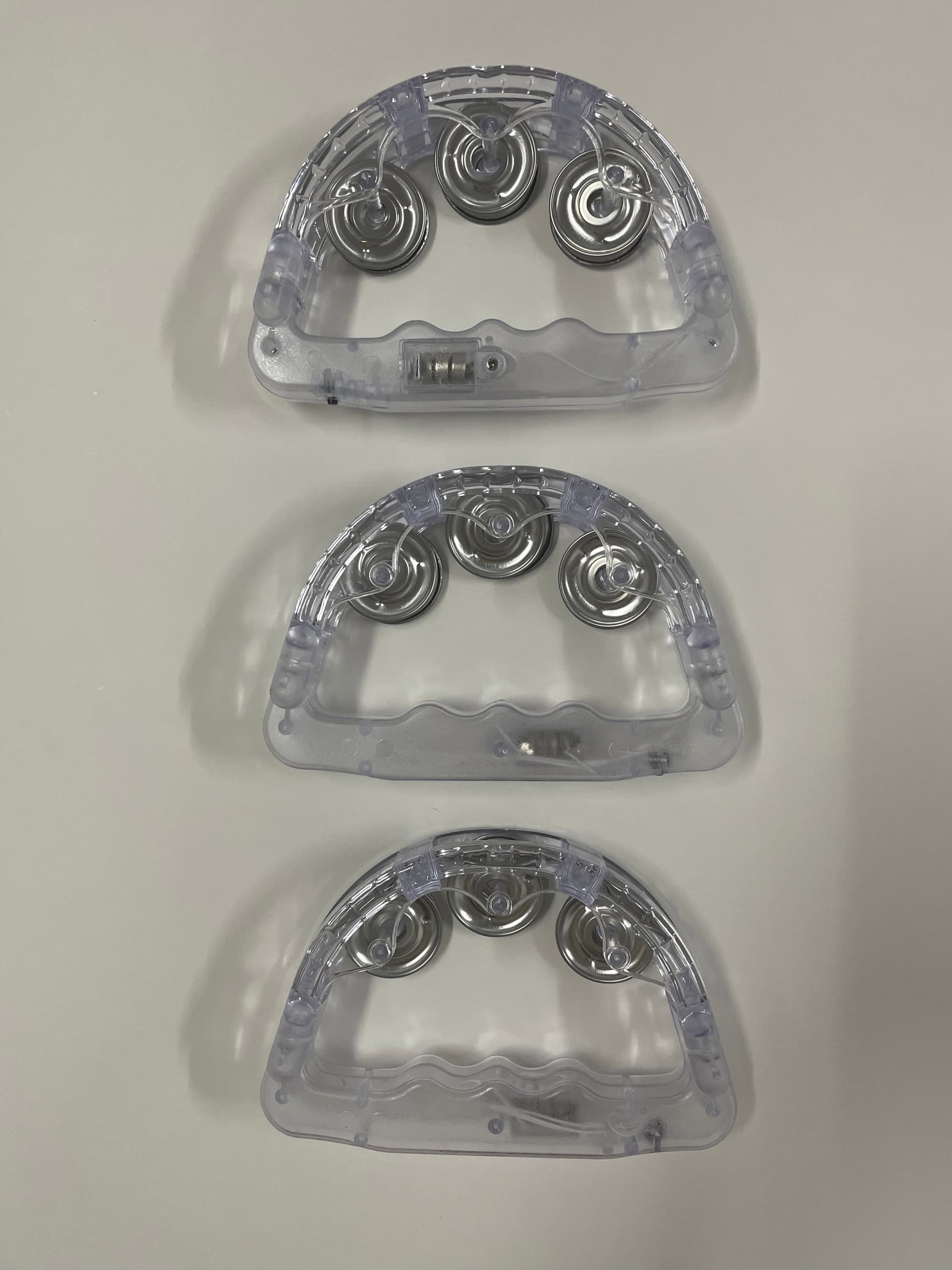 White Shell White Light Flash Rattle Cheering Prop