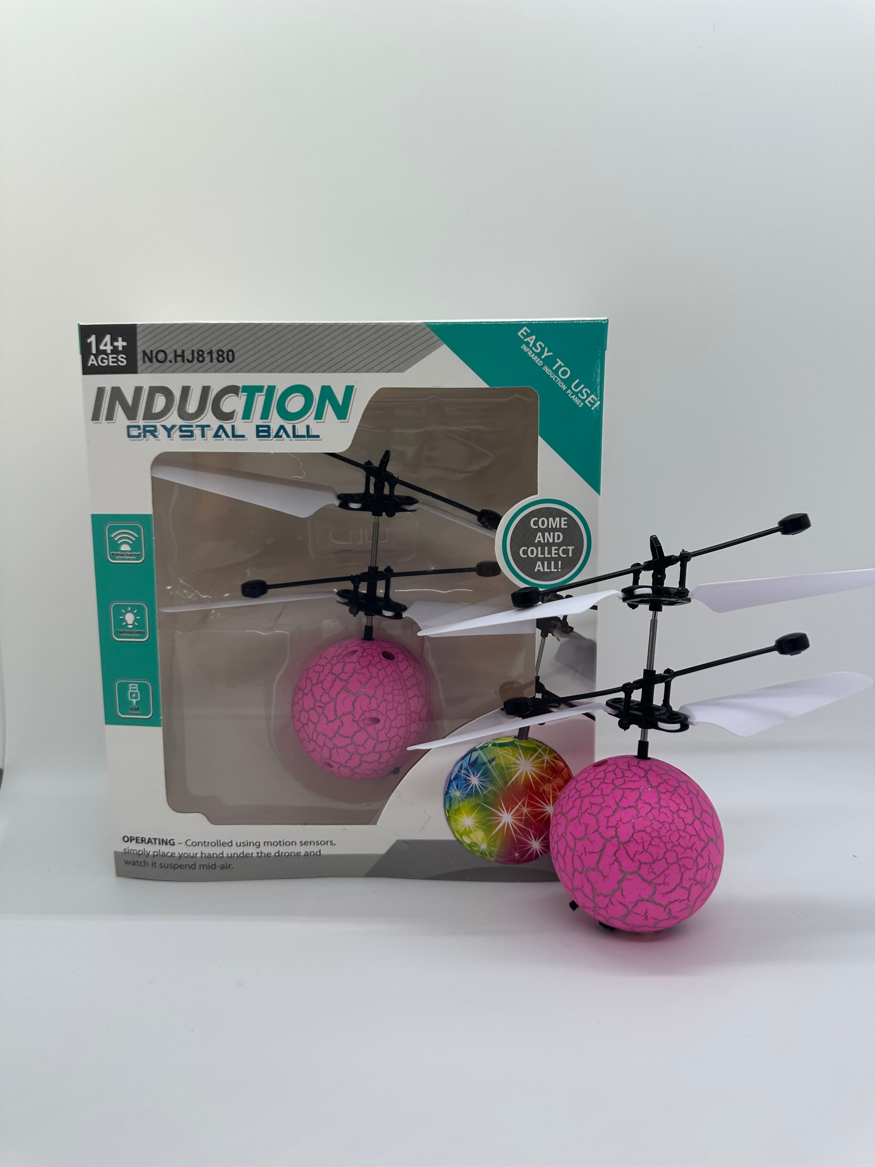 Gesture-Sensing Hover Drone - Cracked Sphere